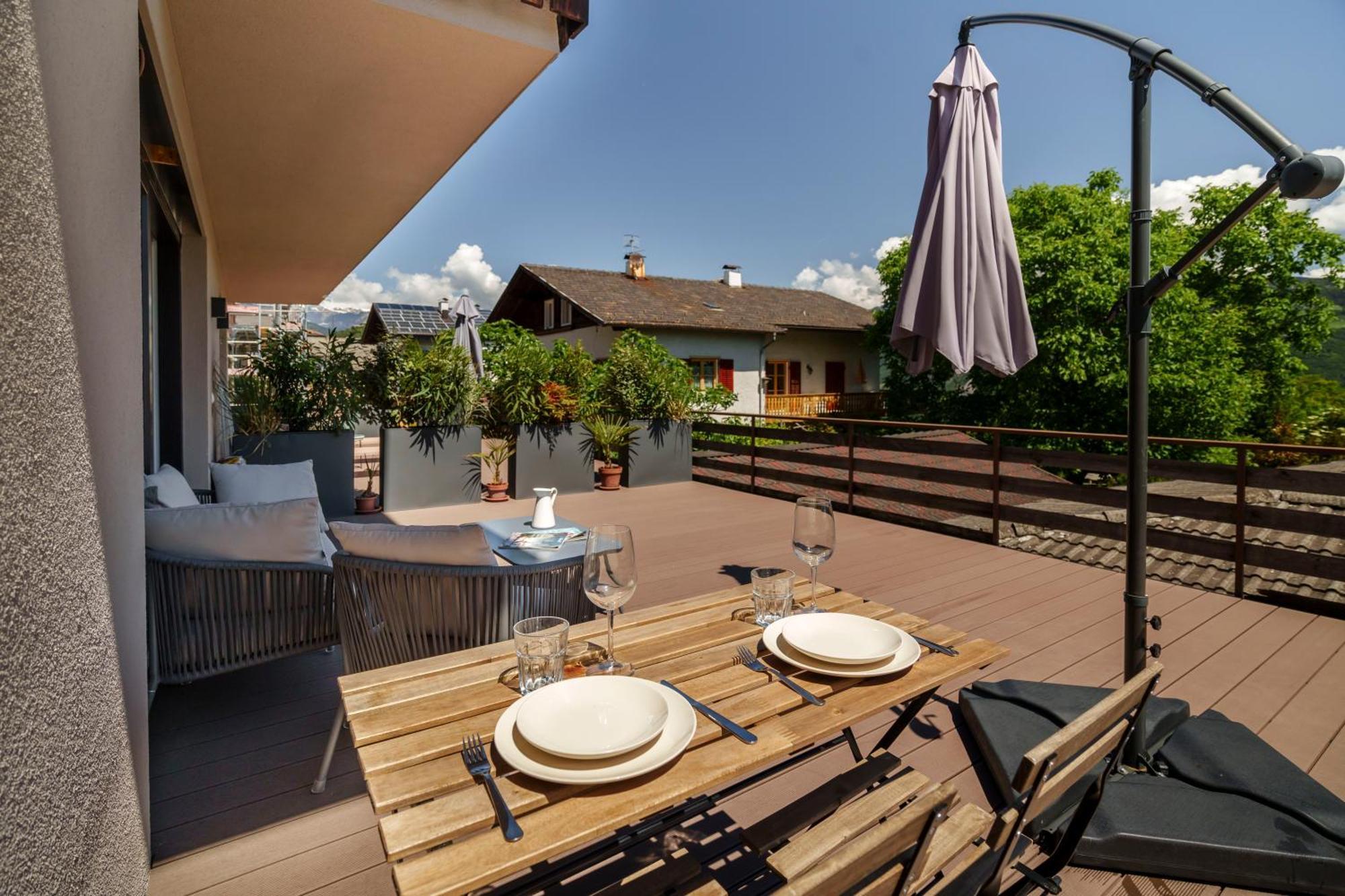 Mountain View Suites Tisens Esterno foto